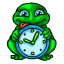 Многопользовательская онлайн игра Мирчар - Часы-лягушонок